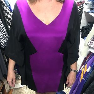 Purple & Black Jay Godfrey Dress